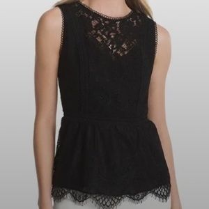 White House Black Market Lace Peplum